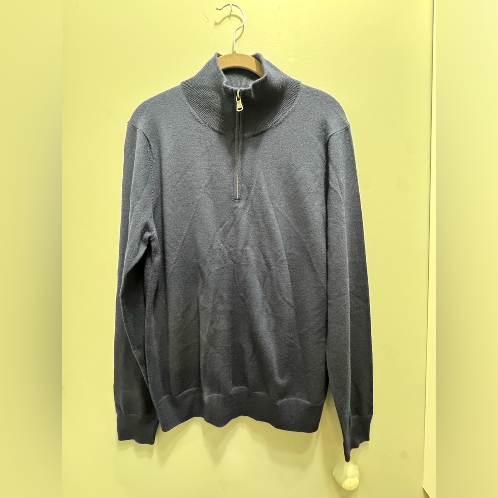 Trenery Charcoal Zip-Up Sweater